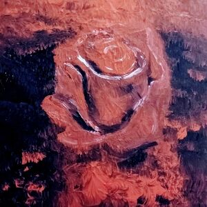 Abstract Rose Art Print